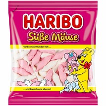 HARIBO Sweet Mice chammallows Raspberry Orange marshmallows 175g FREE SH... - £6.67 GBP