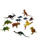 Vintage Dinosaur Lot Hard Plastic T-Rex Tetradactyl Toy Figurines Old - £10.99 GBP