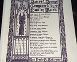 Oh Savior You, Here Me! Sheet Music By Buck On 1880 - $6.44