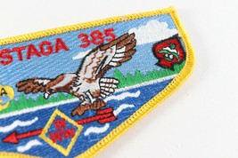 Vintage Yustaga Lodge 385 OA Order Arrow WWW Boy Scouts America Flap Patch - £9.34 GBP