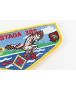 Vintage Yustaga Lodge 385 OA Order Arrow WWW Boy Scouts America Flap Patch - $219.25 MXN