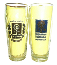 2 Augustiner Brau Munich Edelstoff &amp; Helles 0.5L German Beer Glasses  - £18.66 GBP