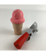 Melissa Doug Ice Cream Playset Scoop Strawberry Play Food Dessert Cone M... - $33.78 CAD