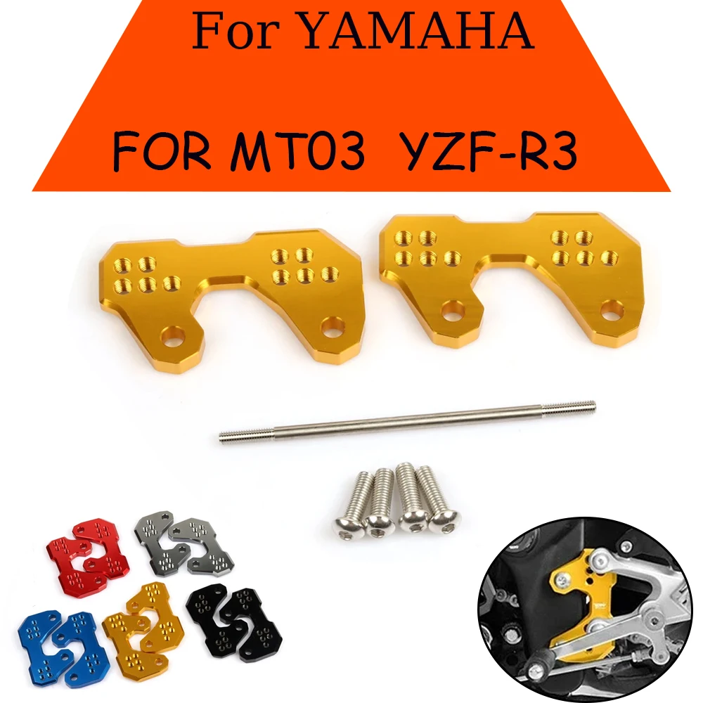 For YAMAHA MT-03 MT03 YZF-R3 R25 2015 - 2018 Motorcycle Rear Footrest Re... - $21.43+