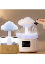 Rain Cloud Portable Night Light Aromatherapy Essential Diffuser NEW DENT... - $19.79