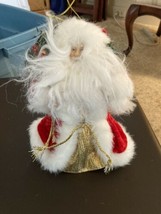 Christmas Ornament Santa 8 “ Porcelain Face - £8.87 GBP