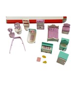 Fisher-Price Precious Places 10 pc. Dollhouse Furniture Lot - $805.94 MXN