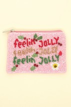   Christmas Themed Beaded Coin Bag - $29.35
