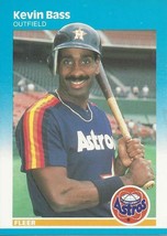 1987 Fleer Kevin Bass 51 Astros - £0.79 GBP