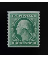 1916 1c George Washington, Coil, Green Scott 490 Mint F/VF NH - $1.98