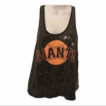 NWOT San Francisco GIANTS black racerback tank top - £17.08 GBP