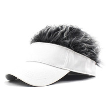Saisifen Men Novelty Outdoor Sports Baseball Cap White Hats Gray Hair - £15.01 GBP