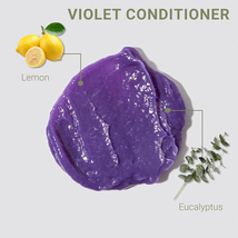 Loma Violet Shampoo and Conditioner- Toning for Blonde or Gray Hair, Liter Duo image 5