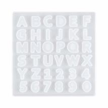 Transparent Resin Casting Handmade Silica Gel DIY Crafts Alphabet Number Resin M - £8.70 GBP
