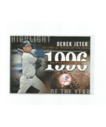 DEREK JETER (New York Yankees) 2015 TOPPS HIGHLIGHT OF THE YEAR INSERT #... - £3.91 GBP