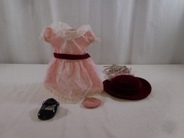 Pleasant Company American Girl Samantha Doll Meet Purse Hat Handkerchief + Dress - £43.54 GBP