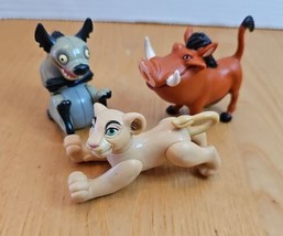 Vintage 90s Burger King Disney Lion King Toys Figures Pumba Nala Ed the Hyena - £14.68 GBP