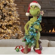 GRINCH STEALING DISNEY SCULPTURE CHRISTMAS HOLIDAYS DECORATIONS HAND PAI... - $3,660.44 MXN