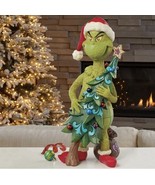 GRINCH STEALING DISNEY SCULPTURE CHRISTMAS HOLIDAYS DECORATIONS HAND PAI... - $277.73 CAD