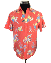 Old Navy Island Casual Shirt Men&#39;s Size M Slim Fit Multicolor Tropical Hawaiian - £14.98 GBP