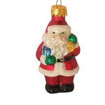 Christmas Ornament Hand Blown Glass Santa Claus Thomas Pacconi Classics 2003 - £15.68 GBP