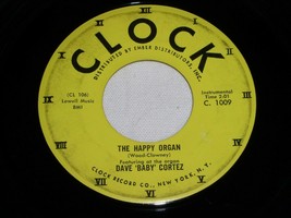 Dave Cortez Happy Organ Love Me As I Love You 45 Rpm Record Vinyl Clock Label - £12.57 GBP