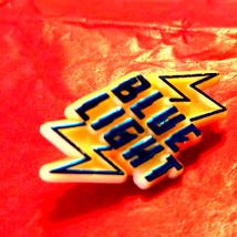 Extremely RARE~NOWHERE ELSE to be found!!! Blue Light Logo Antique Lapel Pin! - £25.23 GBP
