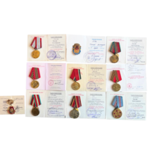 Lot 10 Orders Award Veteran Jubilee Anniversary WW2 Medals With Docs One... - $45.00