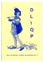 1957 QSL Pied Piper of Hamlen Germany DL1QP  - $10.89