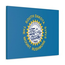 South Dakota State Flag Canvas Vibrant Wall Art Unframed Home Decor - £59.35 GBP+