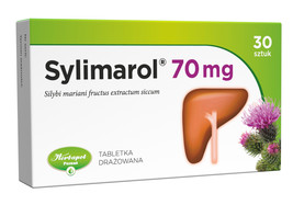 SYLIMAROL 70mg 30 tablets Digestive system (Silybi mariani fructus extractum) - $21.00