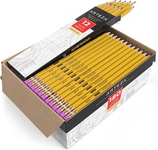 Arteza HB Pencils #2, Pack of 180, Wood-Cased Graphite Pencils in Bulk, - £36.86 GBP