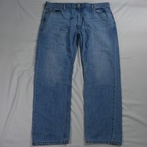 Levis 42 x 32 505 Straight Fit Light Wash Denim Jeans - £19.17 GBP