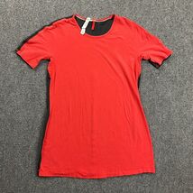 Lululemon Top Womens 8 Red Gray Short Sleeve Stretch Active Pima Cotton ... - $41.79 CAD