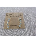  Rachel Roy Women 3 Leaf Design Earrings  - $22.06