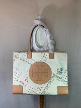 NEW Tory Burch Afternoon Tea Floral Printed Canvas Ella Tote $358 - £287.05 GBP