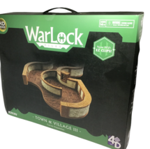 Warlock Tiles Town Village III Curves Expansion Walls Plaster Clips HD Minis NEW - £61.85 GBP