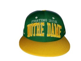 Vintage Notre Dame Fighting Irish letters Zephyr Cap Hat Snapback  - $14.25