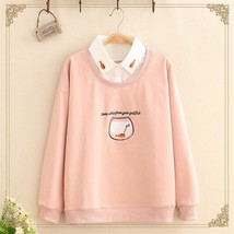 Japanese Cute  Womens Hoodies Korean Style Teens Girl Loose Pullover Harajuku Ka - £79.46 GBP