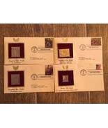 lotto di 4 vecchie copertine USA Gold Stamp Replica 2002 - $9.63