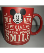 Disney Parks Mickey Mouse Mug You Have A Special Way of Making People Sm... - £16.01 GBP