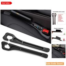 Universal Black Car Seat Gap Filler Organizer Keeps Valuables Secure and... - $19.75