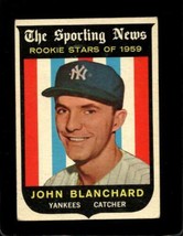 1959 TOPPS #117 JOHN BLANCHARD VG (RC) YANKEES *NY10689 - $4.41