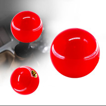 Universal Glossy Red Round Ball Shift Knob For Honda Acura (M10X1.5) - £11.01 GBP