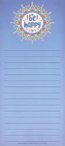 LEANIN TREE Be Happy~Magnetic List NotePad~#61804~60 Sheets~Grocery List... - £7.71 GBP