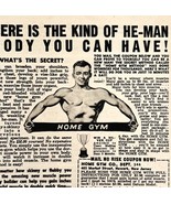 1959 Home Gym Health and Wellness Advertisement He-Man DWN7 - $27.43 CAD