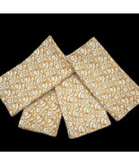 Williams Sonoma Cloth Napkins Set 4 Mustard Yellow Floral French Country... - $328.35 MXN