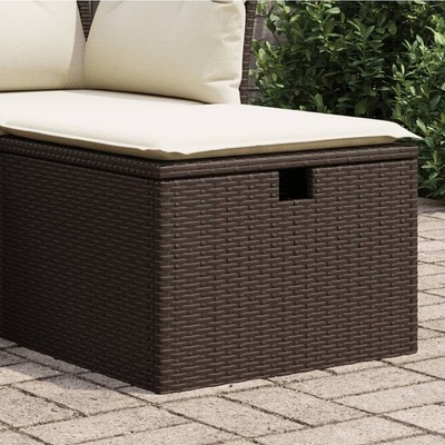 vidaXL Garden Stool Brown, Cream White - $100.15