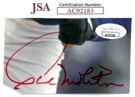 Paul Molitor signed 2.25x4 Cut Signature- JSA #AC92183 (Milwaukee Brewers) - £21.04 GBP
