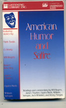 &quot;American Humor And Satire&quot; By Assorted Cassette Audiobook Humor Unabridged - £10.37 GBP